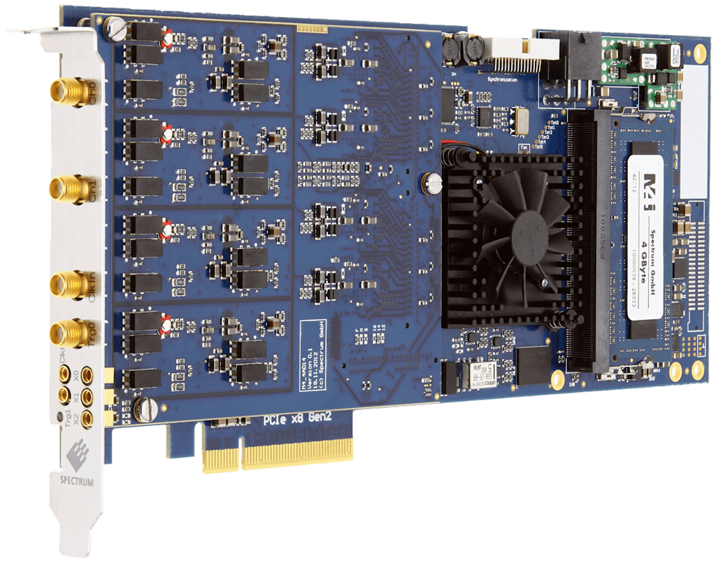 2Ch,16 Bit,125 MHz,180 MS/s,PCI Express x8, Digitizer, M4i.4470-x8